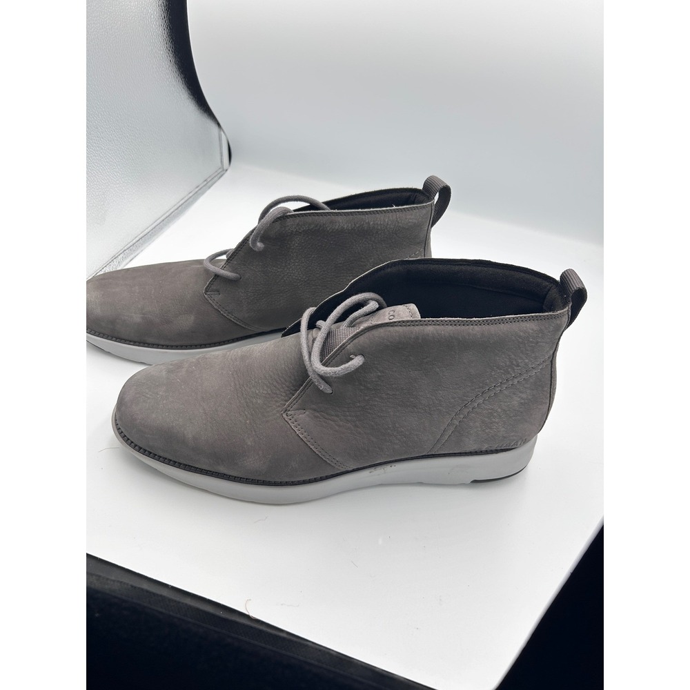 Cole Haan Grand 360 Mens Grey Leather Chukka Boots C37154 Size 13 M